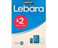 $2 Lebara 4G SIM pack triple size